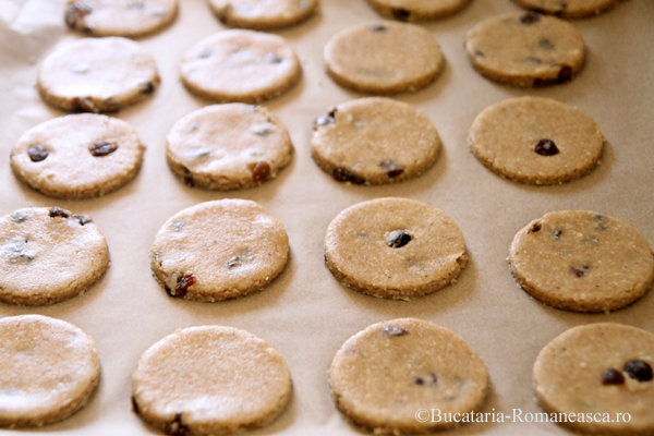 Biscuiti cu ovaz si stafide