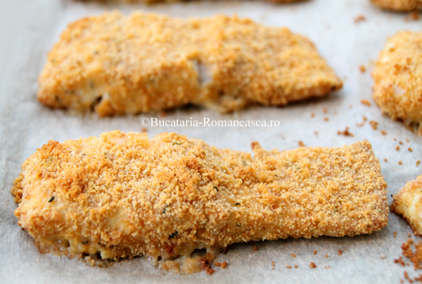 File de salau pane la cuptor