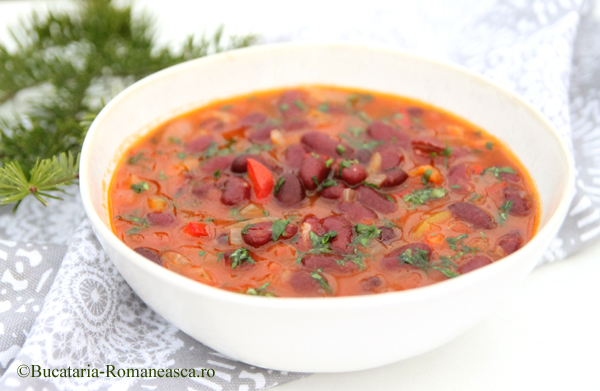 Mancare de fasole rosie boabe