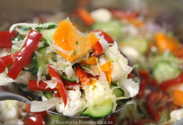 Salata asortata pentru iarna