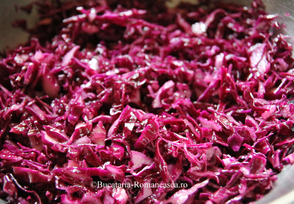 Salata de varza rosie