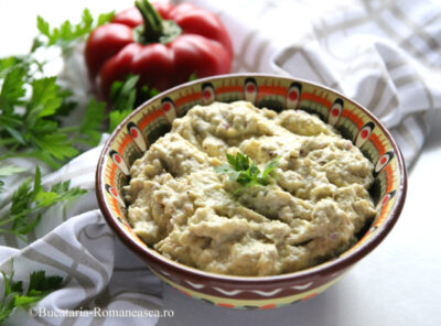 Salata de vinete cu maioneza si usturoi