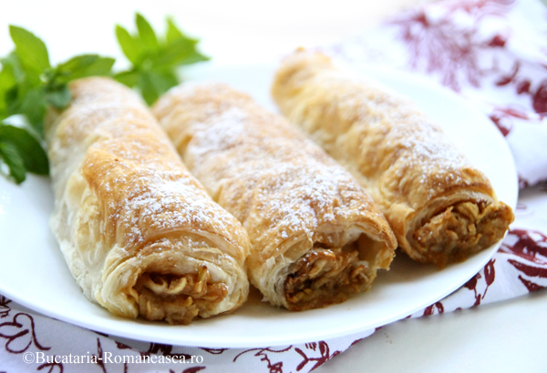Strudel cu mere reteta simpla si rapida